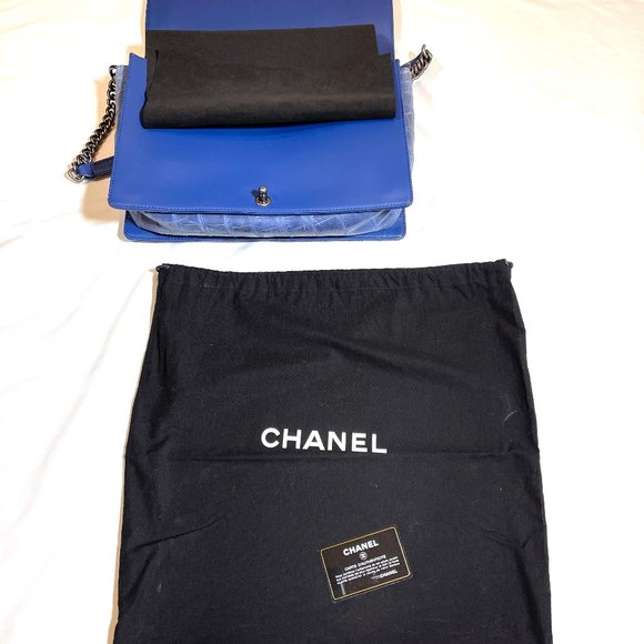 Aut Chanel XLarge Alligator Boy Bag - Picture 12 of 13